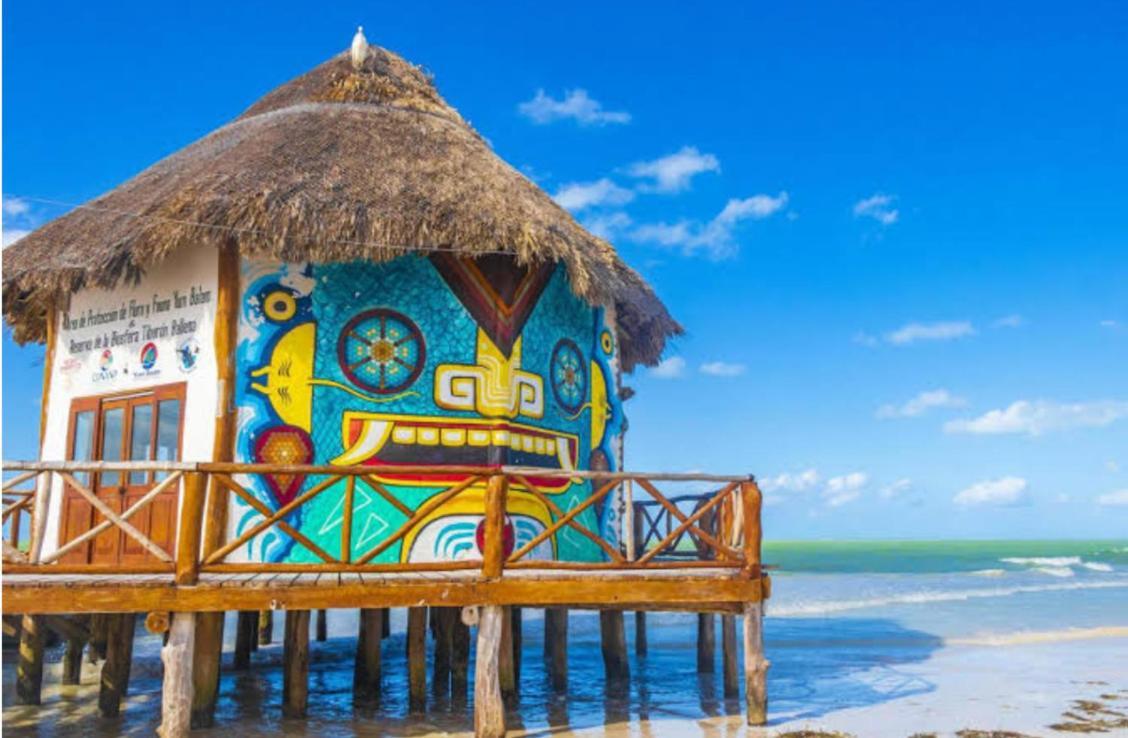 El Corazon Mexican0 Isla Holbox ภายนอก รูปภาพ